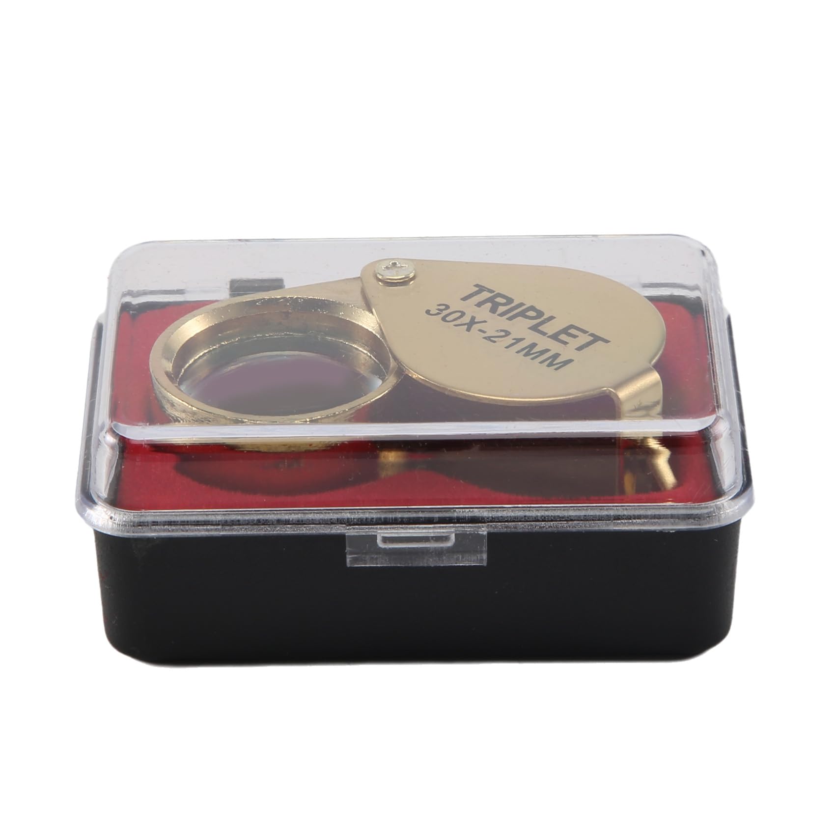 melairo Portable 30X Power 21Mm Jewelers Magnifier Foldable Gold Eye Loupe Jewelry Store Magnifying Glass