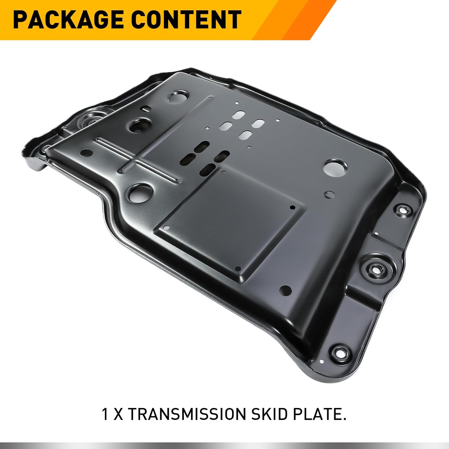 KUAFU Transmission Skid Plate Compatible with 1997-2002 Jeep Wrangler TJ Steel Powder Coated Black