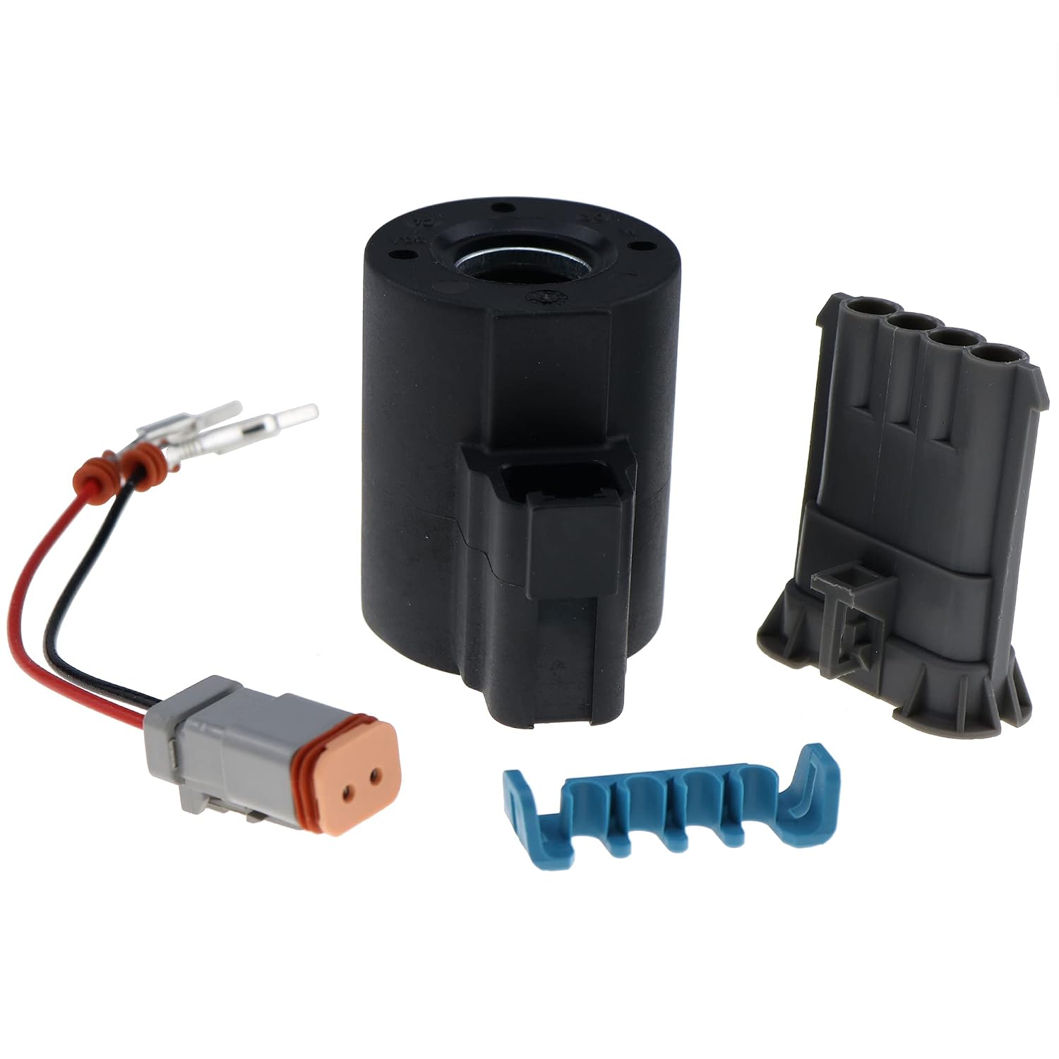 JEENDA Valve Solenoid 87456900 190443A1 134126 Compatible with Case Construction Industrial 570LXT 570MXT 580L 580M 580 Super L 580 Super M 585G 586G 588G 590 590 Carraro New Holland LV80 U80