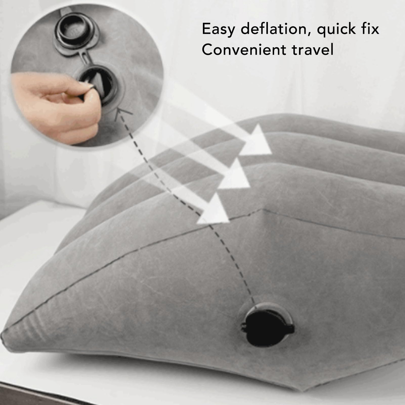 AYNEFY Inflatable Leg Pillow, Elevated Support for Sleeping, Swelling Relief at Home, Office, Entertainment