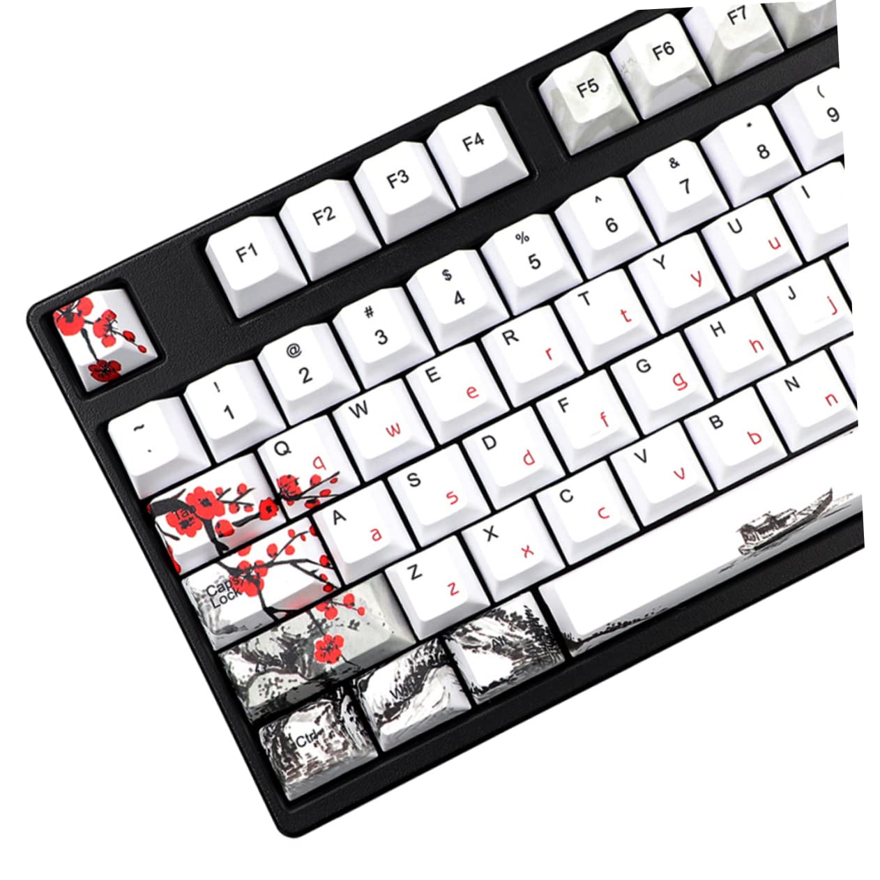 jojofuny Ersatztastenkappen Tastenkappen Für Mechanische Pc-tastaturen Farbige Tastenkappen Aus Hochwertigem Pbt-Material Dekorative Und Verschleißfeste
