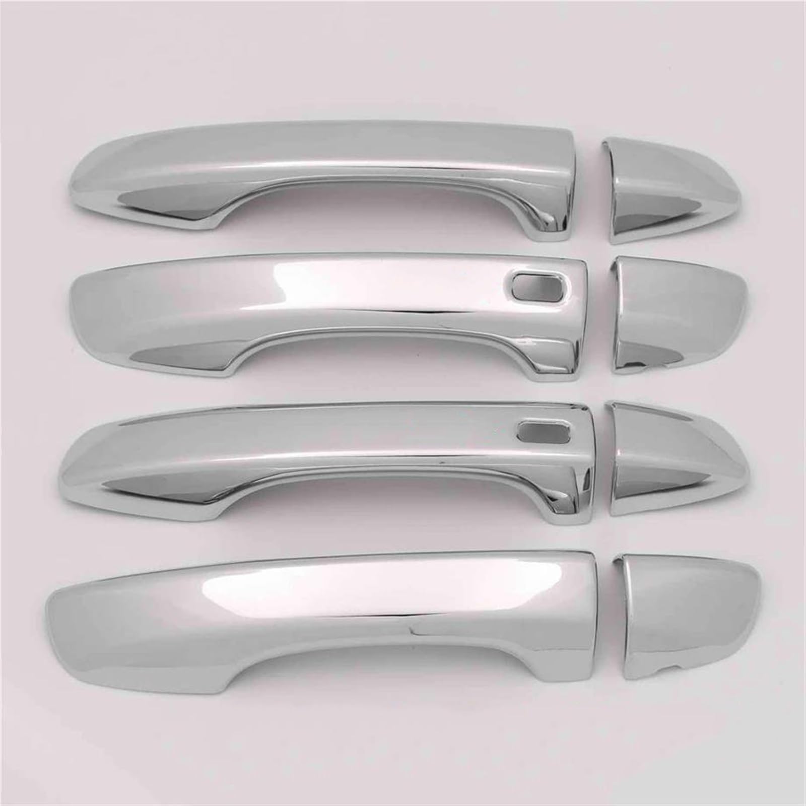 SLIMES Door Pull Doorknob Handle Catch Cap Decor Cover Trim for Tiguan 2016-2022 MK2 Exterior Accessories Protection(Chrome)