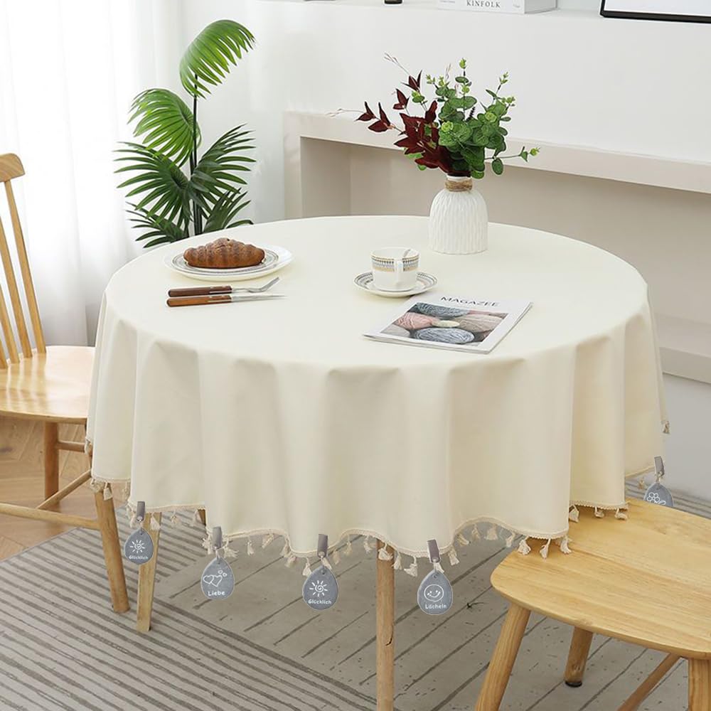 8 Piezas Pesas para Mantel Exterior, Peso del Mantel de Mármol con Clip, Pesas para Mantel con Clip de Metal, Sujeta Mantel Contrapesos para Casa, Camping, Bodas y picnics al Aire Libre(Gris)