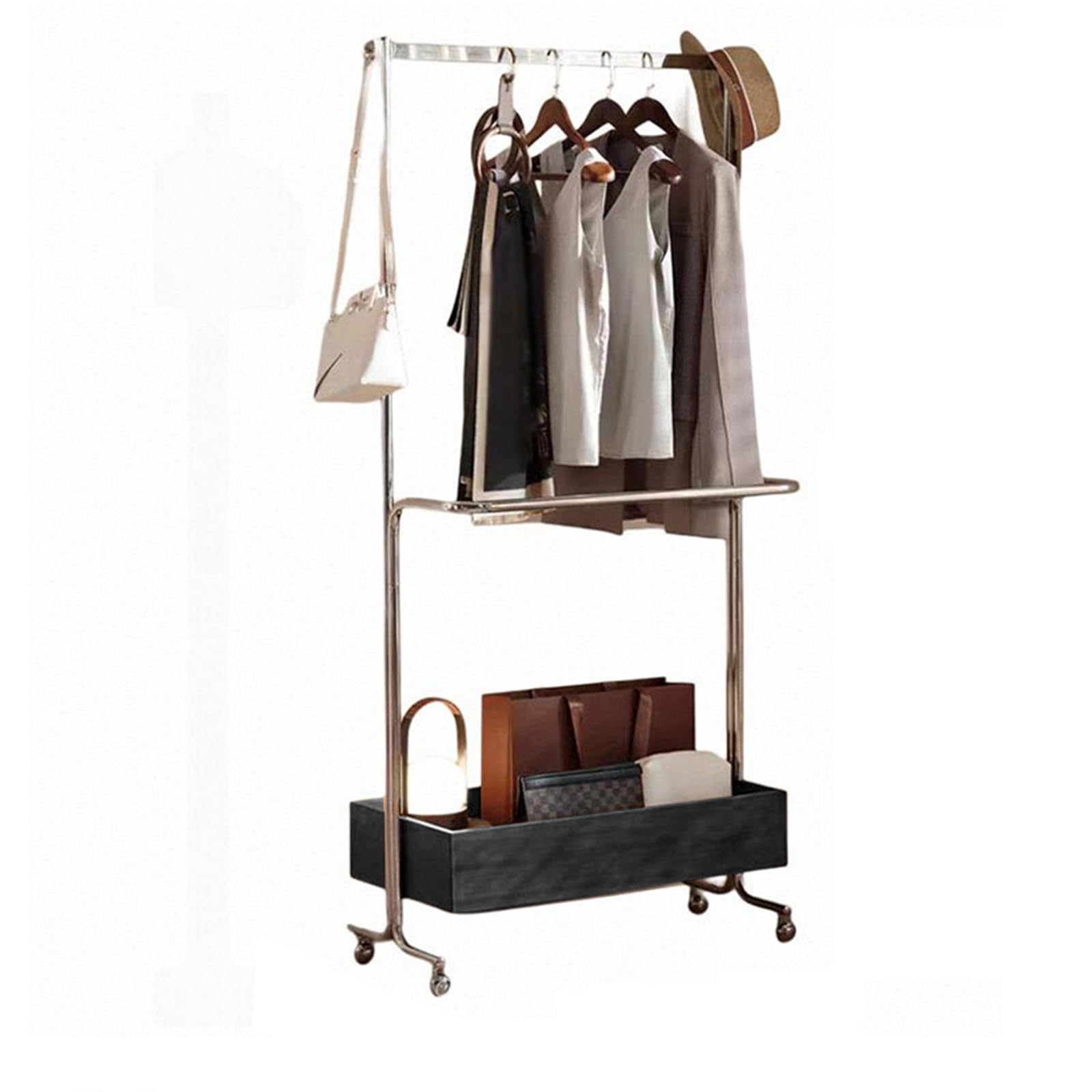 Porte-vêtements simple pour ranger les vêtements sans armoire