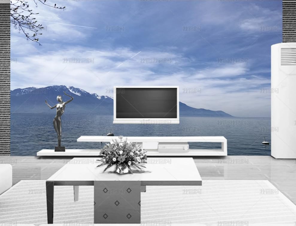 Papier peint intissé haut de gamme grand format 450x315 cm motif bord de mer - 2