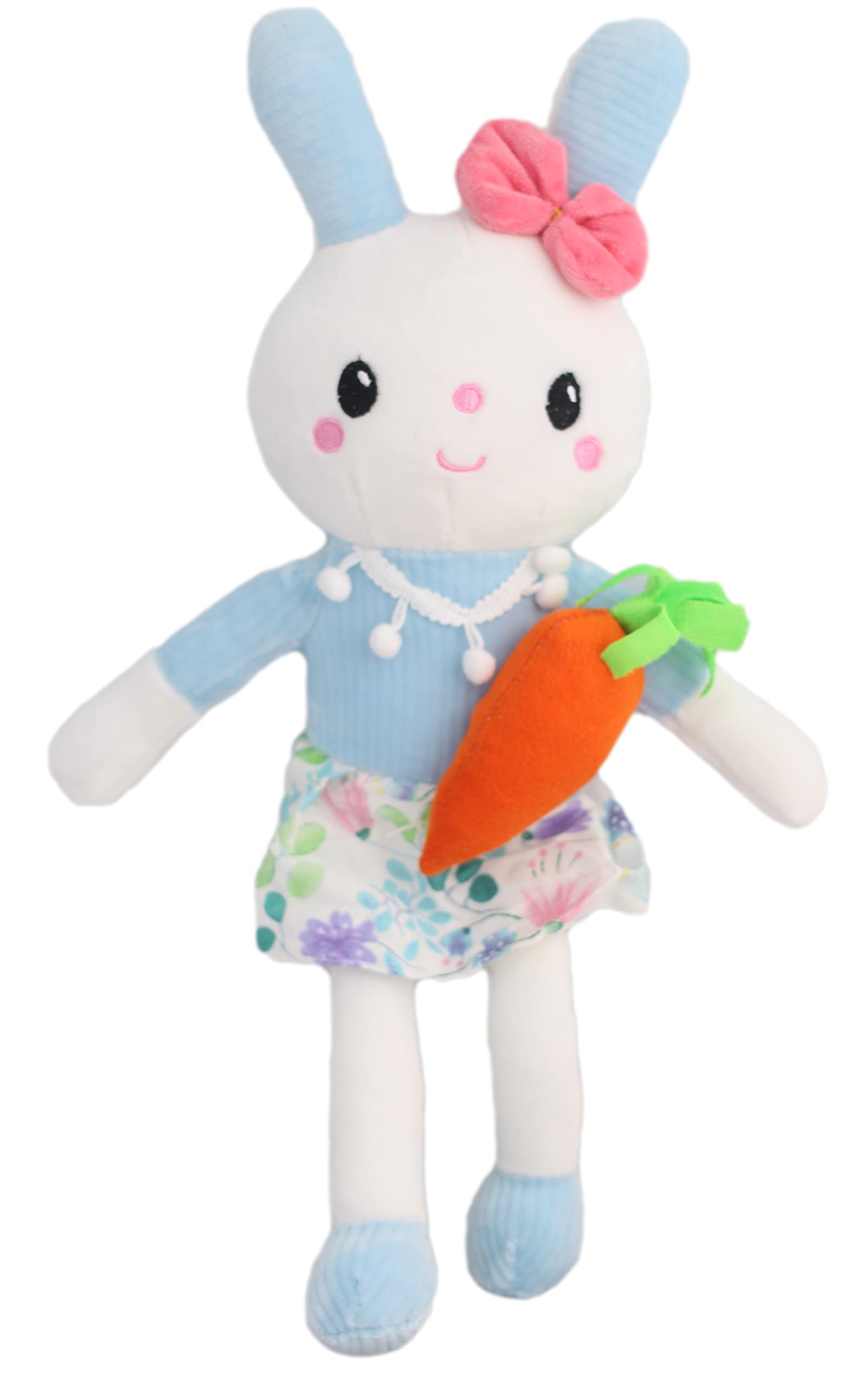 Tickles Rabbit Bunny with Carrot Soft Stuffed Plush Toy for Kids Girls Birthday Gifts (Size: 40 cm Color: Blue) (B0B6CQSTLR) Amazon Price History, Amazon Price Tracker