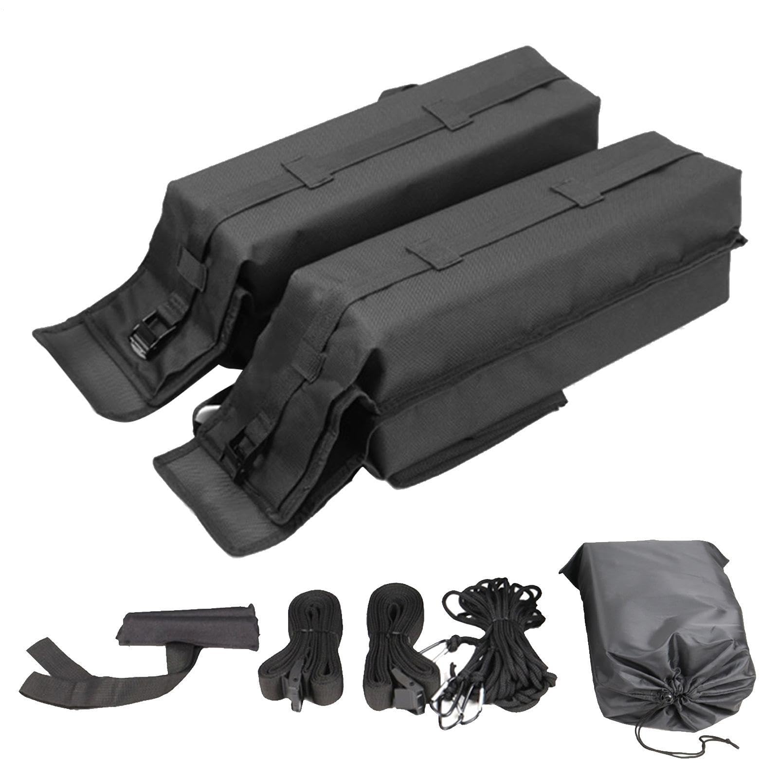Dachsammlung Für Faltbare Weiche Auto-Pads, Universal Automatische | Dachträger, Surf-Rack Ohne Querträger, Leichte Lastunterstützung | Einfache Riemen P