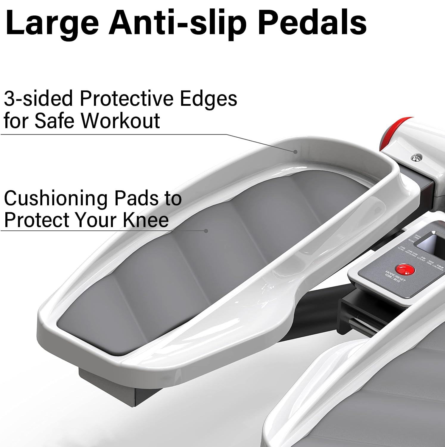 PROIRON Fitness Stepper 2 en 1 avec Cordes Élastiques, Mini Stepper d'Appartement avec écran Multifonctions, Stepper Appareil Maison, Stepper Up-Down pour l'aérobic Exercices Jambes Bras
