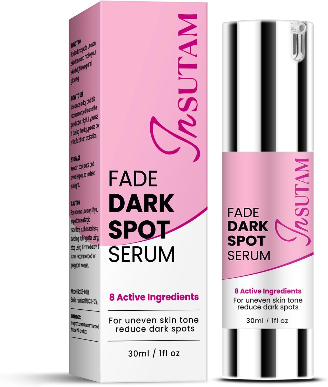 Dark Spot Remover for Face: Faded Dark Spot Correcting Glow Serum - Discoloration Correcting Serum - Dark Spots Corrector Hyperpigmentation Treatment Korean Skin Care with Arbutin and Niacinamide 30ml