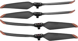 2 pares de hélices de drone, lâminas de hélices de liberação rápida de baixo ruído de plástico durável compatíveis com drone DJI Mavic Air 2/Air 2S