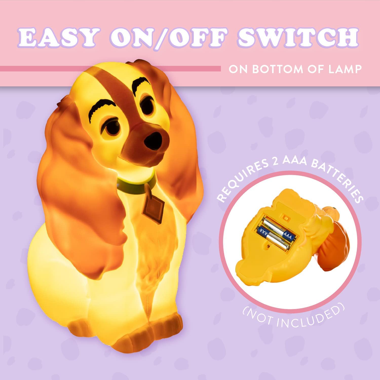 Disney Lady and The Tramp 3D Lady Night Light Lamp - Amazon.com Disney Lady and The Tramp 3D Lady Night Light Lamp - Amazon.com