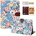 iPad Mini 4 Case,Dteck(TM) Slim-fit Elegant Vintage Floral Pattern Premium Leather Folio Flip Stand Wallet Cover Case for Apple iPad Mini 4 (Cloth Blue)