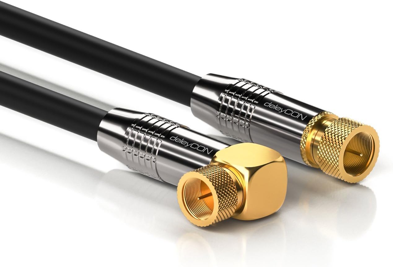 Cable Satélite De 10 M, 135 DB, Conector Rápido, Conector F, Conector - Foto 8