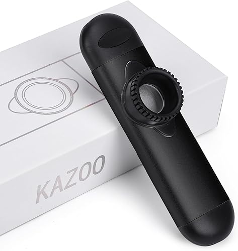 Rockhouse Kazoos, Kazoo de metal para adultos con 30 membranas de flauta, instrumentos divertidos caprichosos fáciles de aprender para bandas de