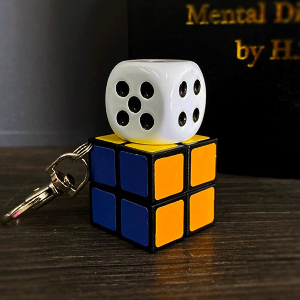 ZQION Dadi Mentali (Cubo) 2.0 Reali Dadi Previsione Esilianti Puntelli Magici Strada Primo Piano Accessori Magici Illusioni Trucchi Magici Mago