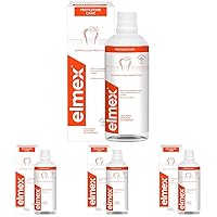 elmex Collutorio Protezione Carie 400 ml I Con Fluoruro Amminico I Doppio scudo protettivo