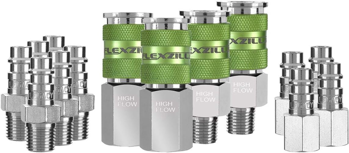 Flexzilla Pro High Flow Coupler & Plug Kit (14 Piece)
