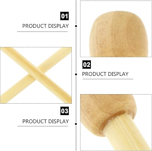 Miniatura 6 de 4 barras de madera para colgar banderas de pared horizontales de bambú, varillas de macramé para colgar en la pared, bastones para colgar en la