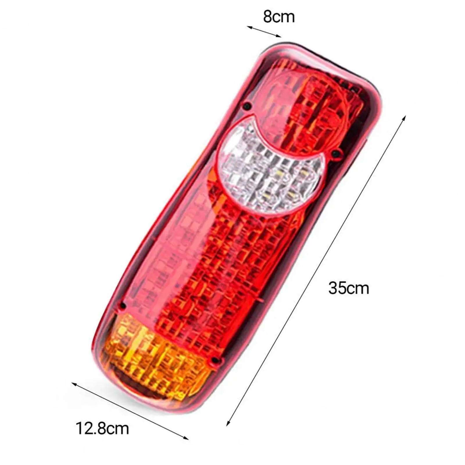 Lampa tylna zespolona Tylne światło wodoodporne o dużej jasności 46 diod LED 12V/24V tylne światło do ciężarówki Halogen światła(B)