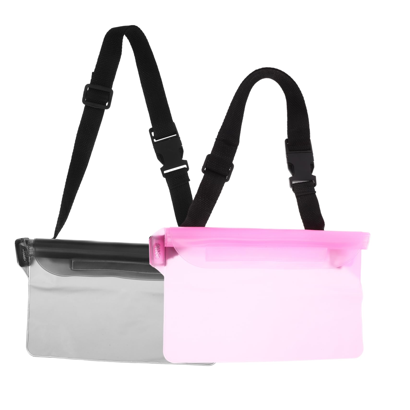 Milisten 2Pcs Phone Pouch with Adjustable Waist Belt Floating Cell Phone Bag for Running Swimming and Outdoor Activities Reliable Material for Dry Storage