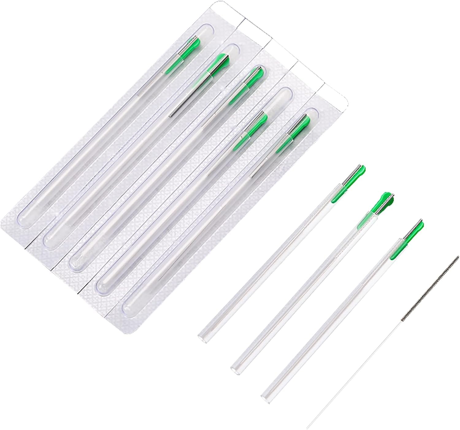 ZHONGYANTAIHE 200 pièces d'acupuncture de massage manuel avec tube (0.25 * 30mm)