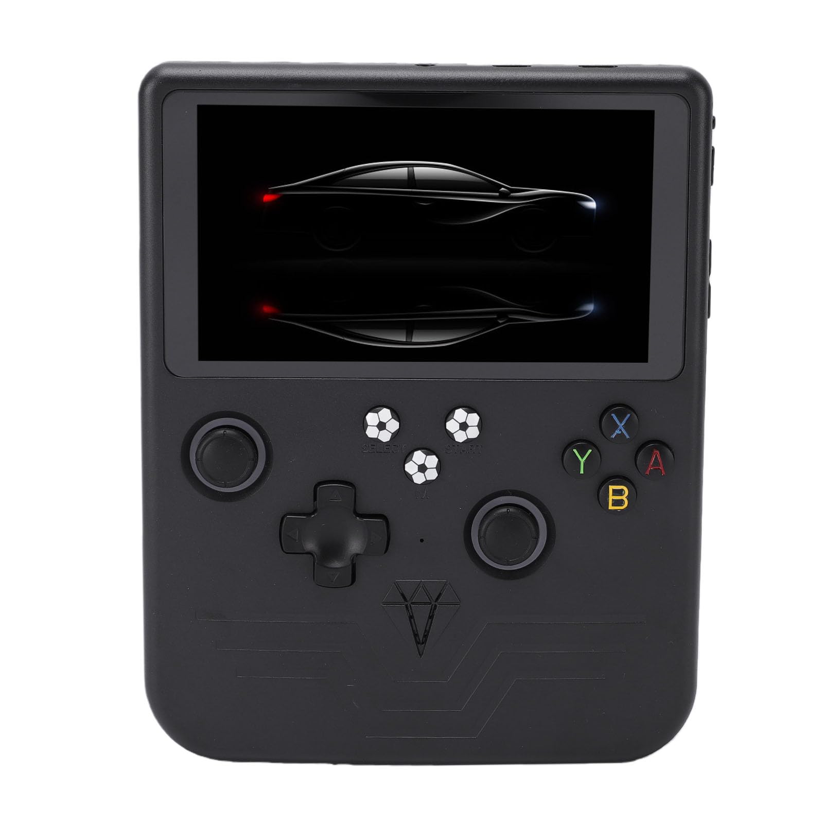 Hidyliu Consola de Juegos Portátil con Mando RGB Dual Retro con Pantalla de 6 Pulgadas para Entusiastas de los Juegos Clásicos, Dispositivo de Juego Portátil (Negra)