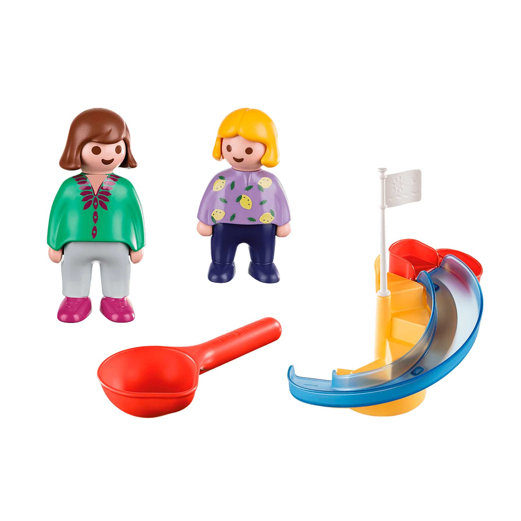 Amazon.com: Playmobil 1.2.3 Aqua Water Slide : Playmobil 1.2.3