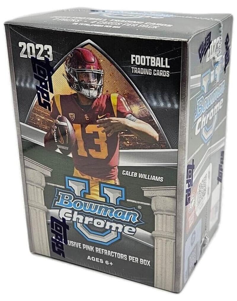 Amazon.com: 2023 Bowman Chrome University Football Factory Sealed