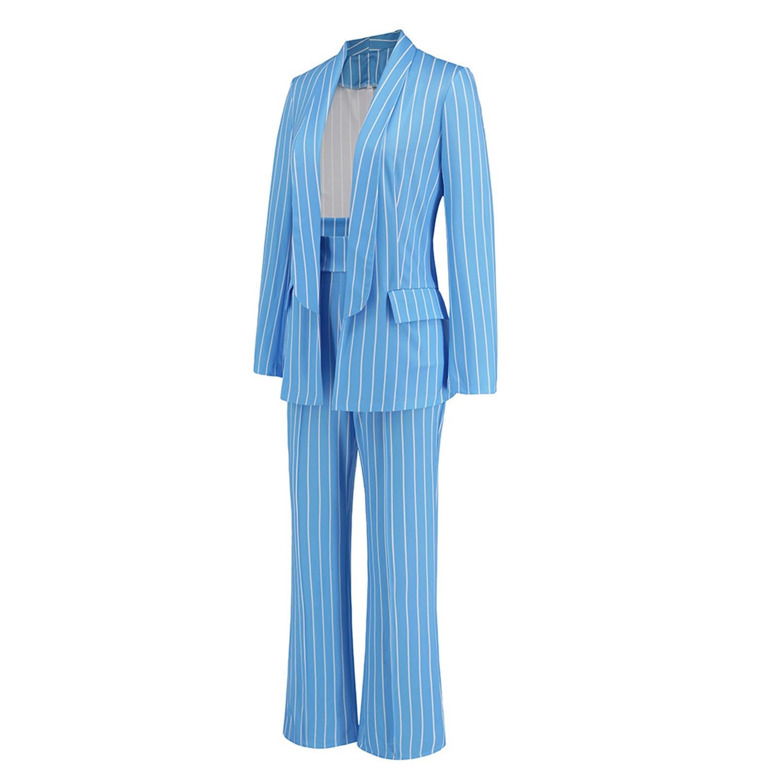 Ansenesna Hosenanzug Damen Business 2 Teiler Anzug Langarm Blazer und Hose Hosenanzug Frauen Kuschelig Elegant Freizeitanzug Zweiteiler