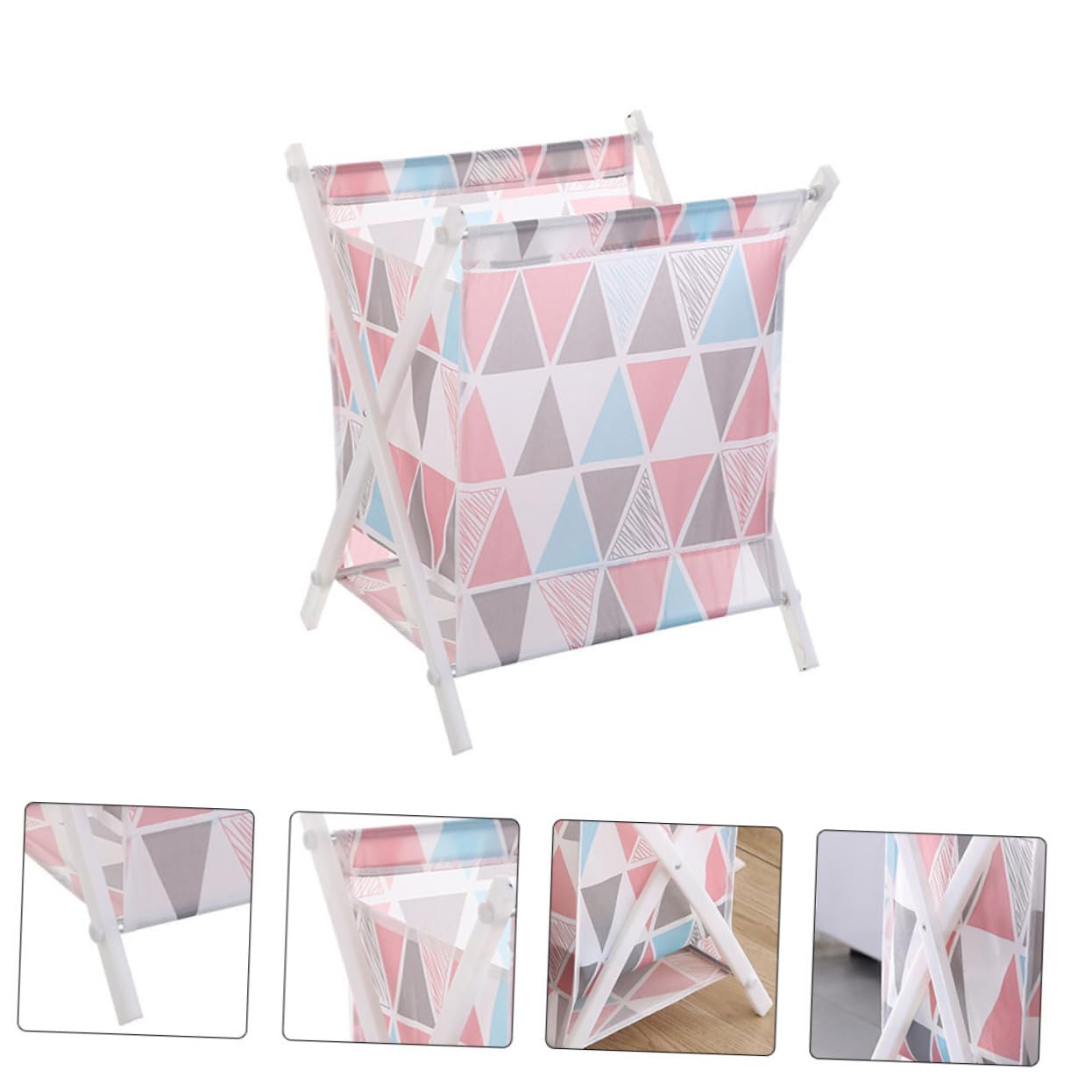 1pezzi Cesto per Vestiti Sporchi Pieghevole Portaabiti per Biancheria Organizer Capiente per Camera da Letto Bagno e Soggiorno