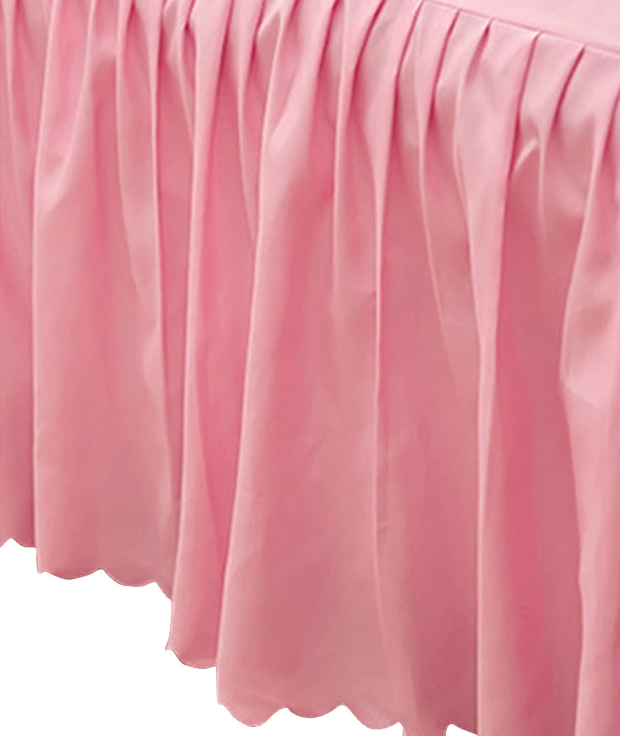 Chic Ruffled Bed Skirt with Sheet,Bed Sheet 3 Side Coverage Dust Ruffle Bedskirt Bedspread,17.7" Drop