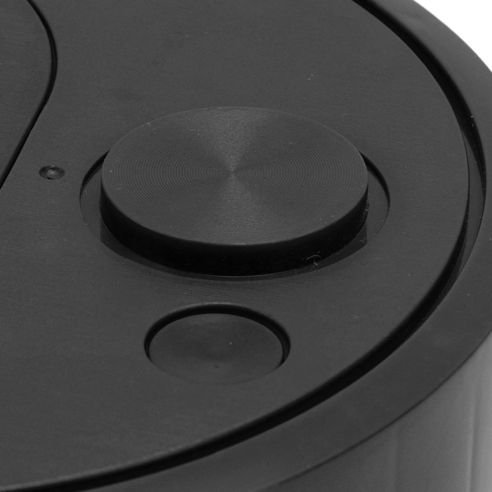 Fdit Robot Vacuum Cleaner, Mini Automatic Avoidance USB Charging Smart Sweeping Robot for Wooden Flooring for Carpet (Black)