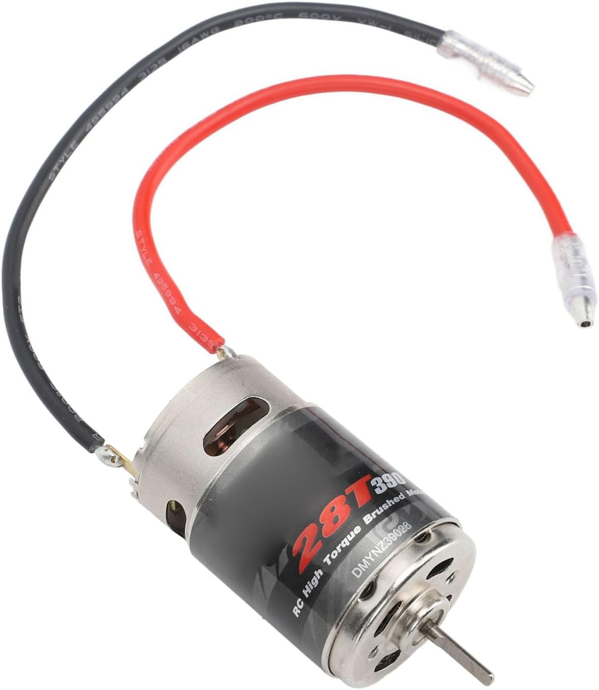 RiToEasysports 390 28T Brushed Motor,Stainless Steel High Torsion Low Noise Brushed Motor for 1/16 RC Car