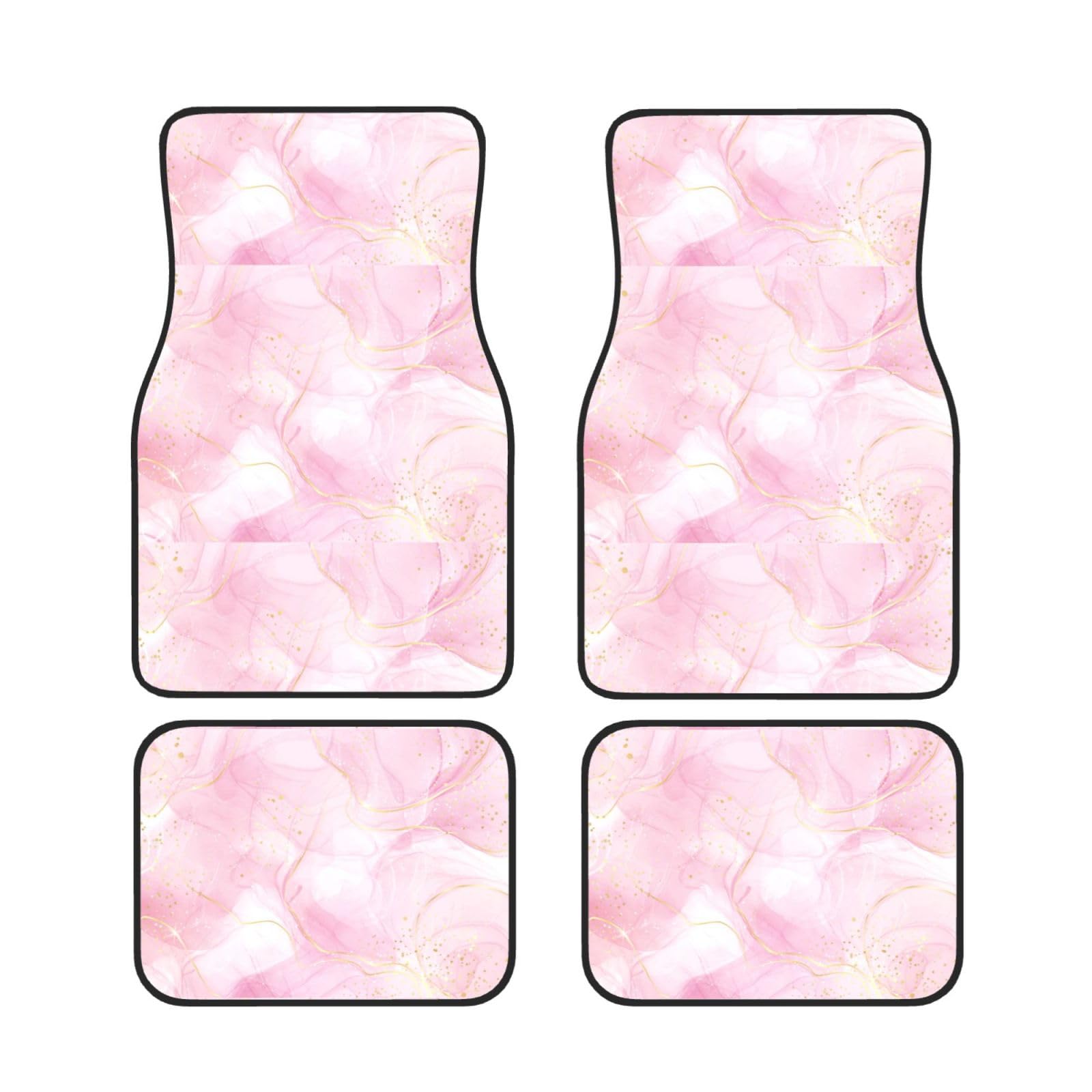 Alfombrillas de neopreno para coche con diseño premium de mármol pastel antideslizante 7