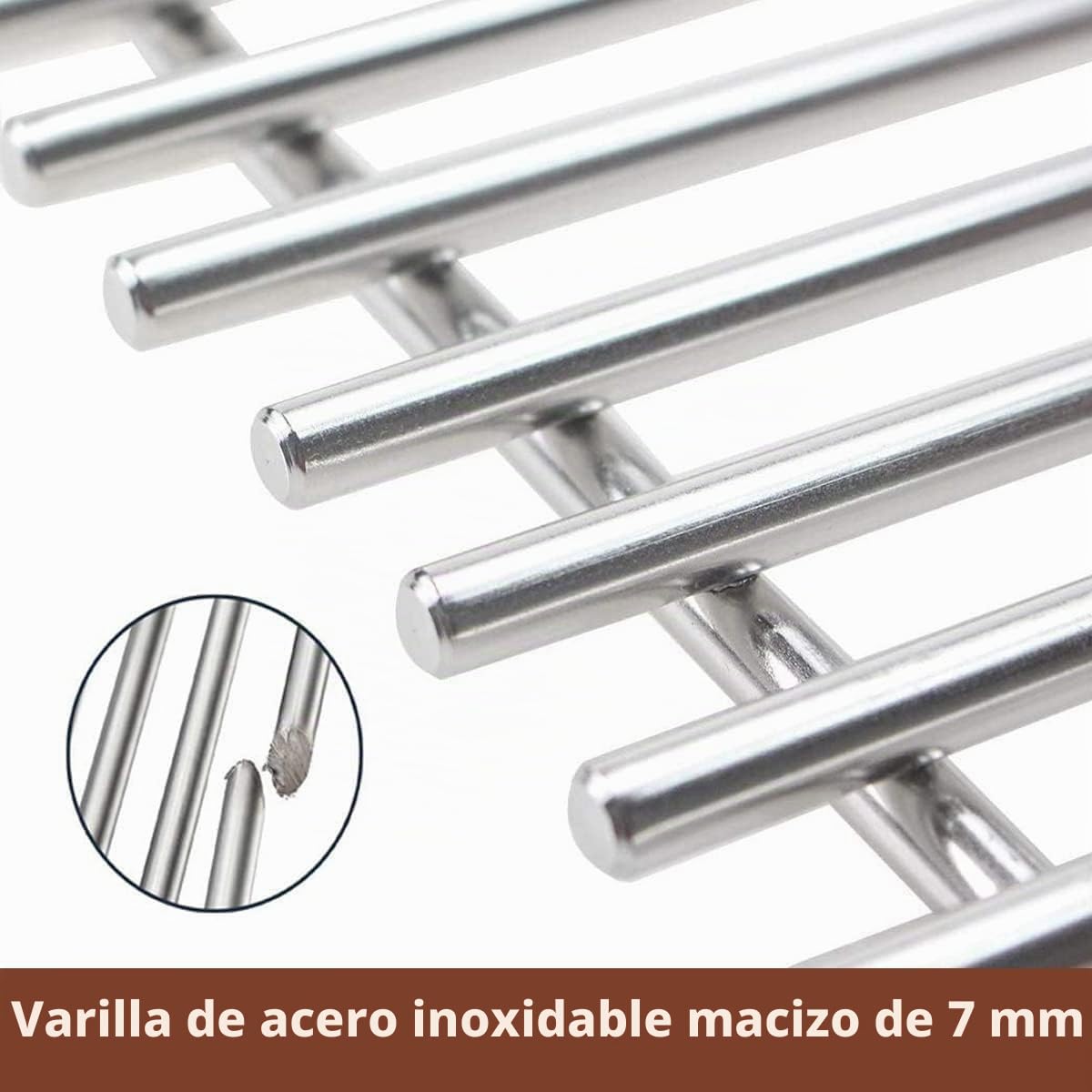 GFTIME Parrilla de acero inoxidable 7638 para Weber Spirit I II 300 Serie, Spirit E/S-310, 320, 330, Spirit 700, para Weber SmokeFire EX4/EX6, 7639 7527