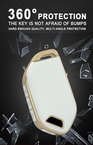 Miniatura 4 de ontto Funda suave para llave de coche con llavero compatible con llavero Kia Telluride 2023 2024