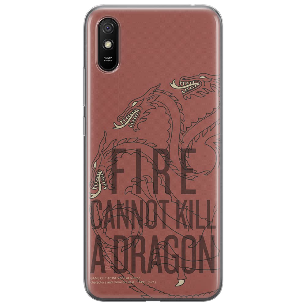ERT GROUP mobile phone case for Xiaomi REDMI 9A original and officially Licensed Game of Thrones pattern 015 optimally adapted to the shape of the mobile phone