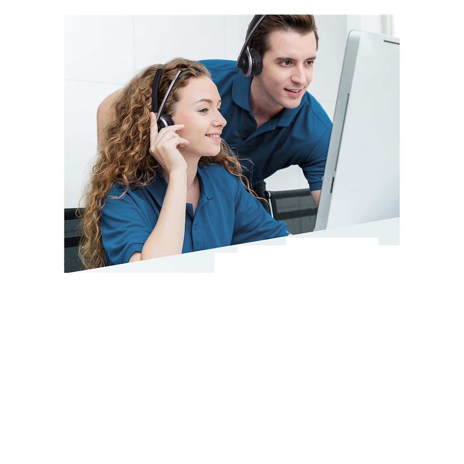 Telefono Het Cuffie Bluetooth 5.0 con microfono Base di ricarica Wireless Het for PC Laptop Call Center Office 18H Talking Time Office Phone Het (Color : Black with Silver Size : U) little surprise