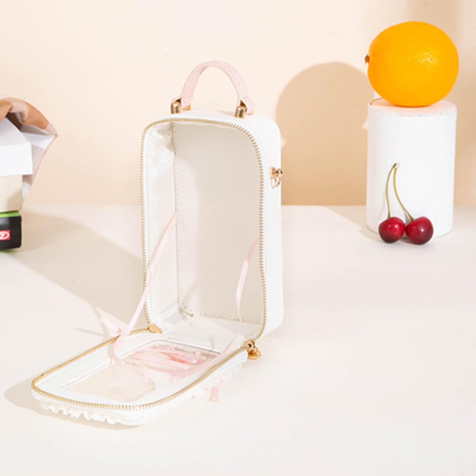 Expositora De Figuras Antipolvo con Asa De Transporte Y Ventana | Bolso Para Muñecas Para Proteger Peluches, Mini Figuras Y Artículos Coleccionables
