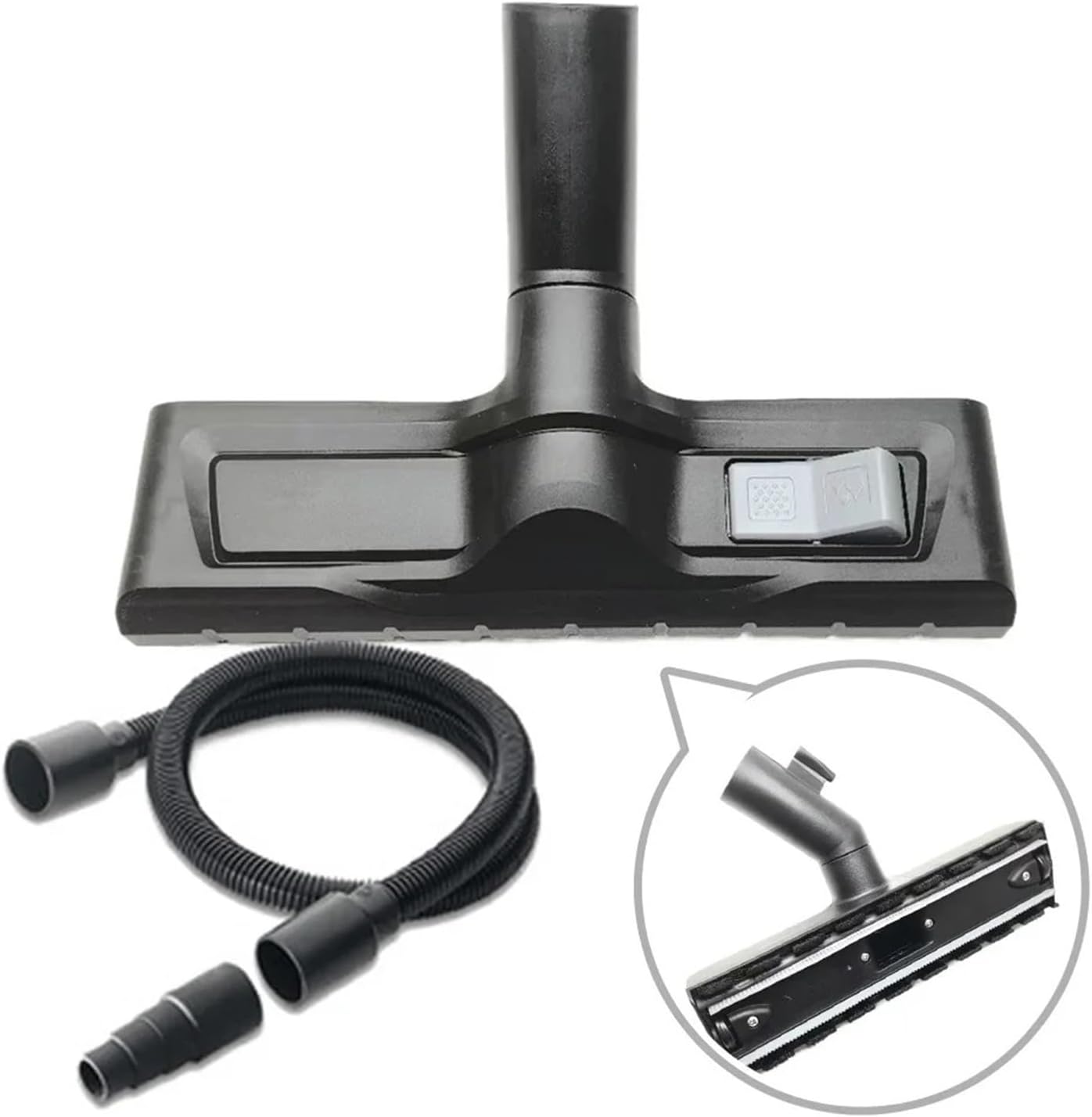 Replacement Adapter Floor Nozzle Suction Hose Kit,Compatible For Karcher, WD5 WD6 WD3 WD4 Vacuum Cleaners Dry Suction Nozzle Accessories Kit