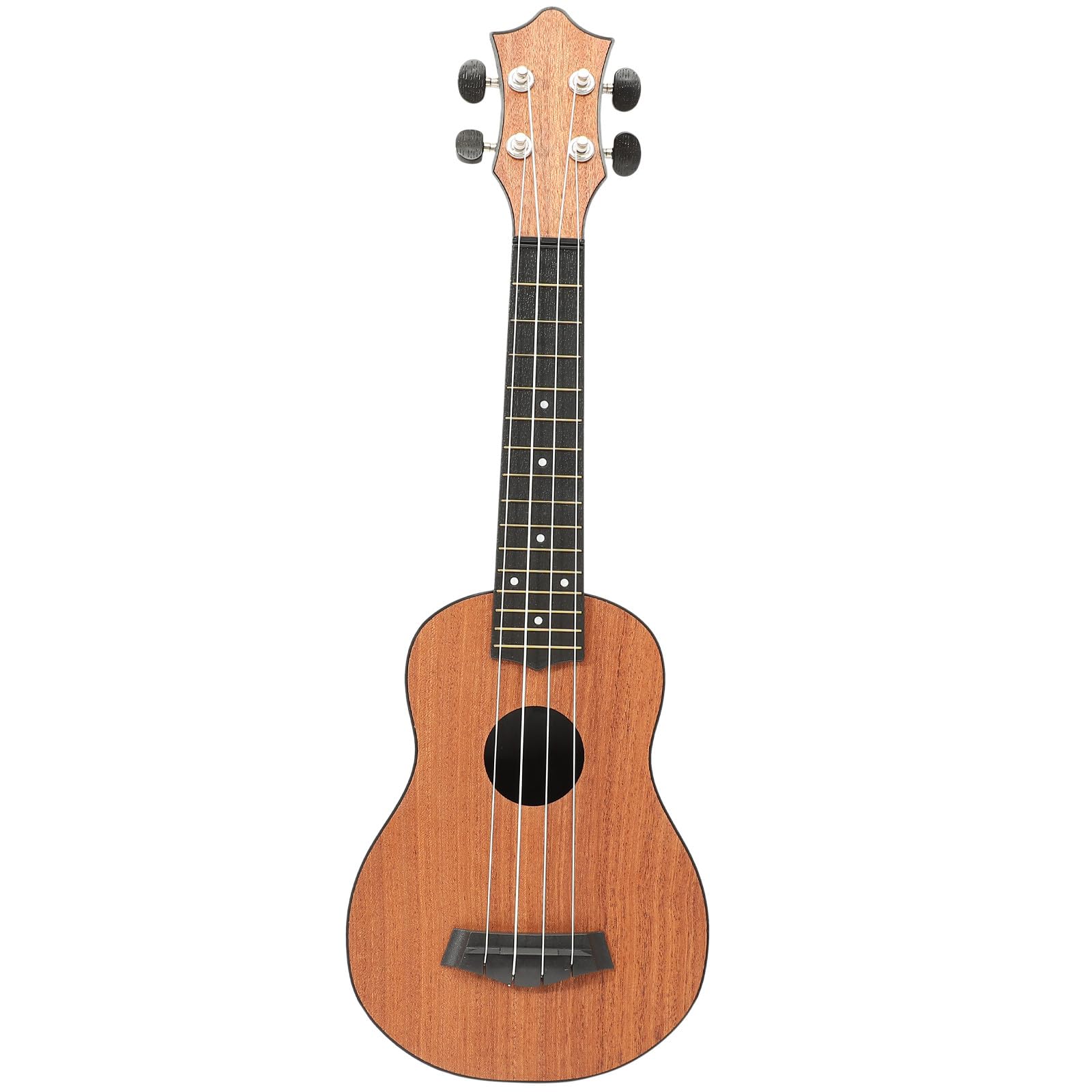 Ciieeo Ukelele Soprano de 21 Pulgadas para Principiantes Niños Cuatro Cuerdas, Material Madera y Fibra de Carbono, Adecuado para Educación Musical y Práctica