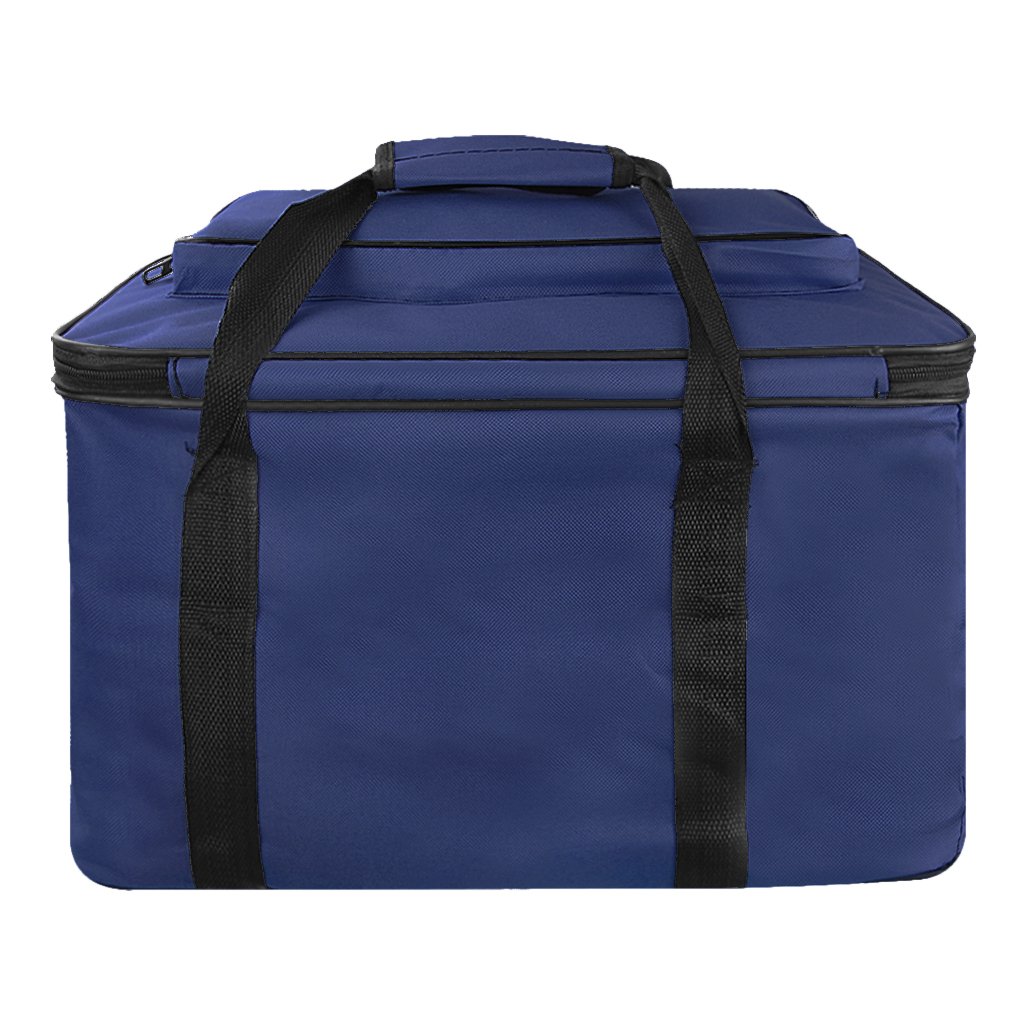 IPENNY Large Art Storage Bag Waterproof Premium Heavy Duty Spacious Carry Tote Bag Drawing Tool Organizer with Handle Shoulder Strap for Palette Paints Brushes Pencil Sketchbook (Navy Blue) - Image 4