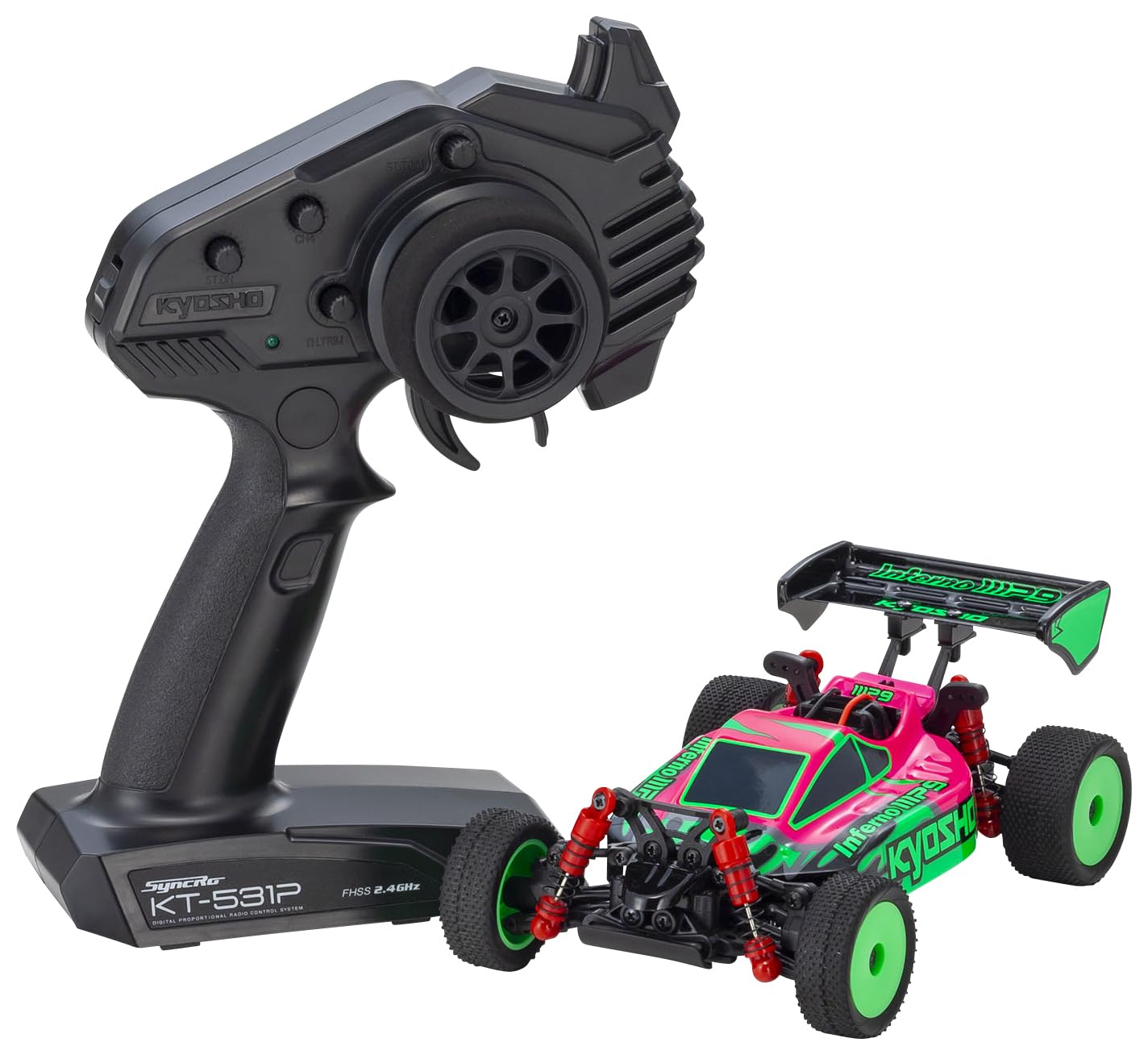 Amazon.co.jp: 京商 ミニッツバギー レディセット インファーノ MP9 