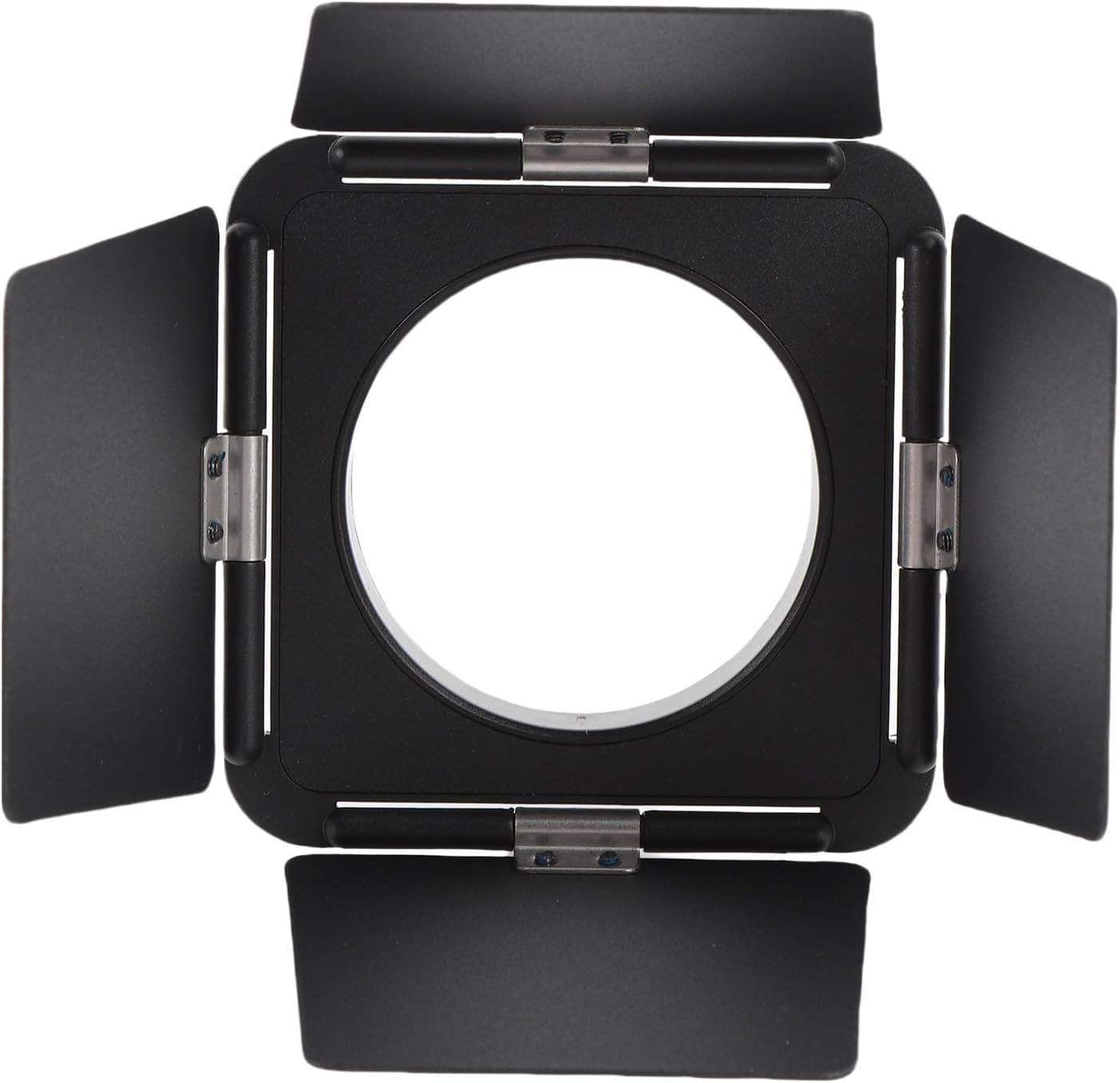 4 Leaf Barn Doors Light Modifier, Aluminum Light Baffle with Small Bowens Mount for Video Lights, for Photography & Vlogging Light Shaping
