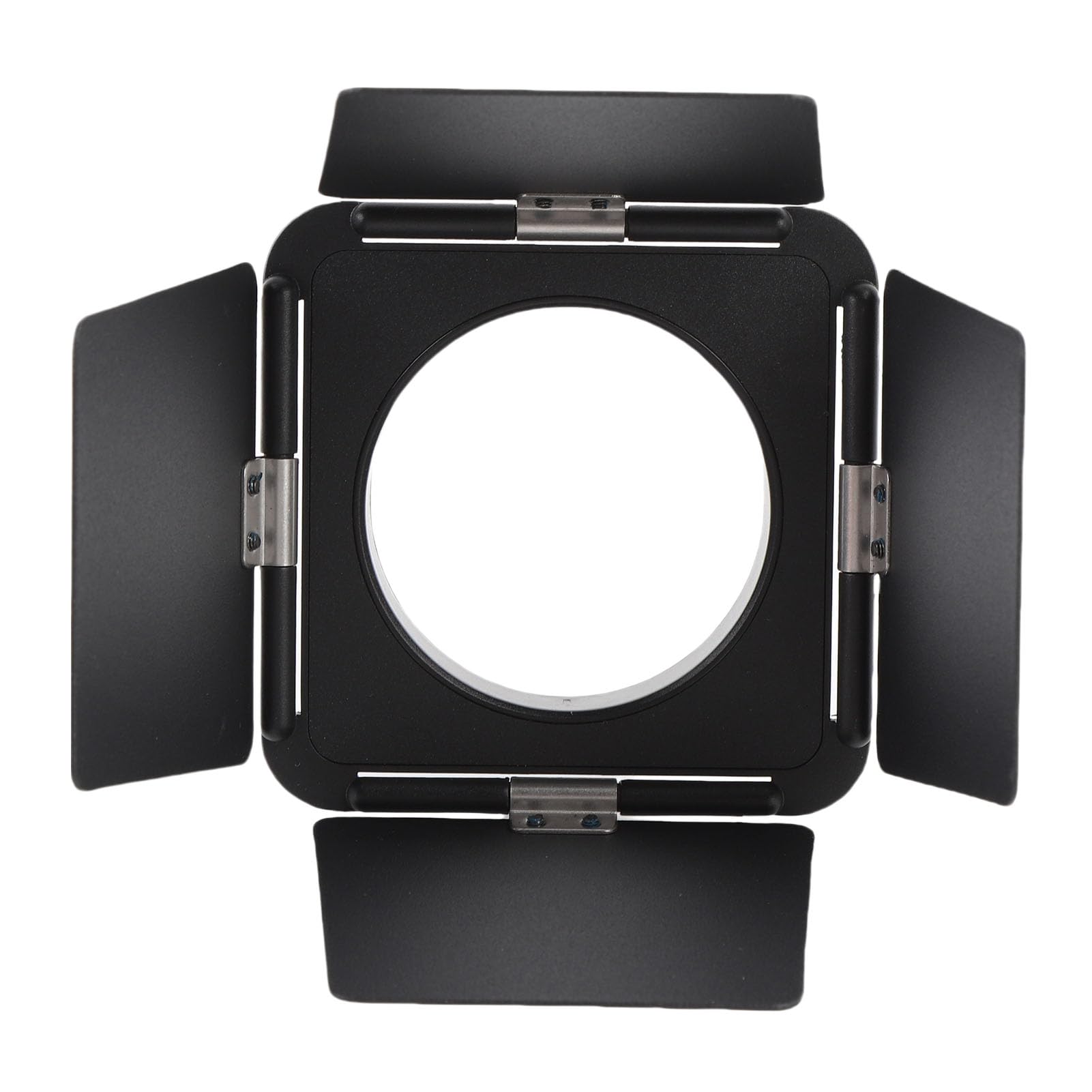 4 Leaf Barn Doors Light Modifier, Aluminum Light Baffle with Small Bowens Mount for Video Lights, for Photography & Vlogging Light Shaping