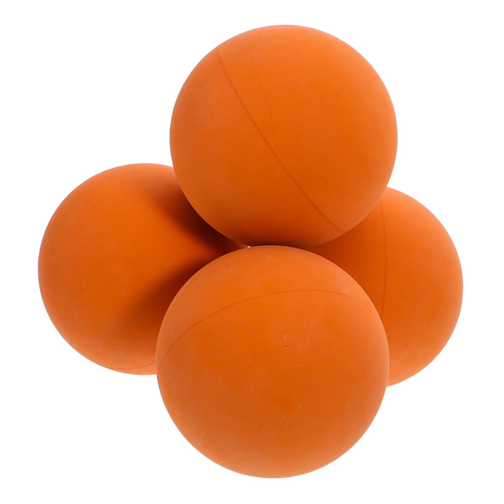 KOMBIUDA 4 Pcs Squash Training Balls Rubber Bouncy Balls for Adults for Reaction Speed Practice Compact for Use for Beginners Competition