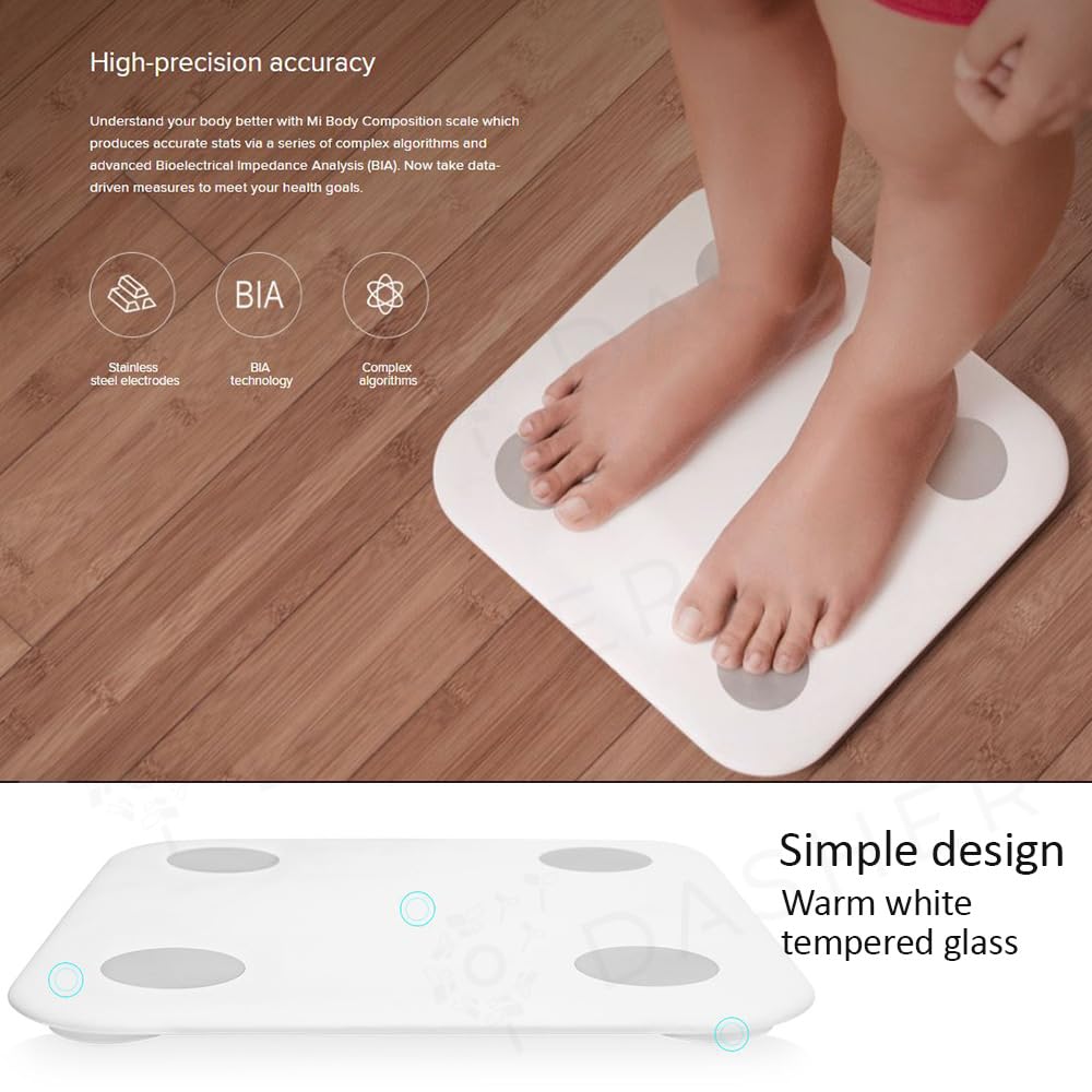 Xiaomi Mi Smart Body Fat Scale 2 Bluetooth 5.0 Bilancia Monitor Display LED