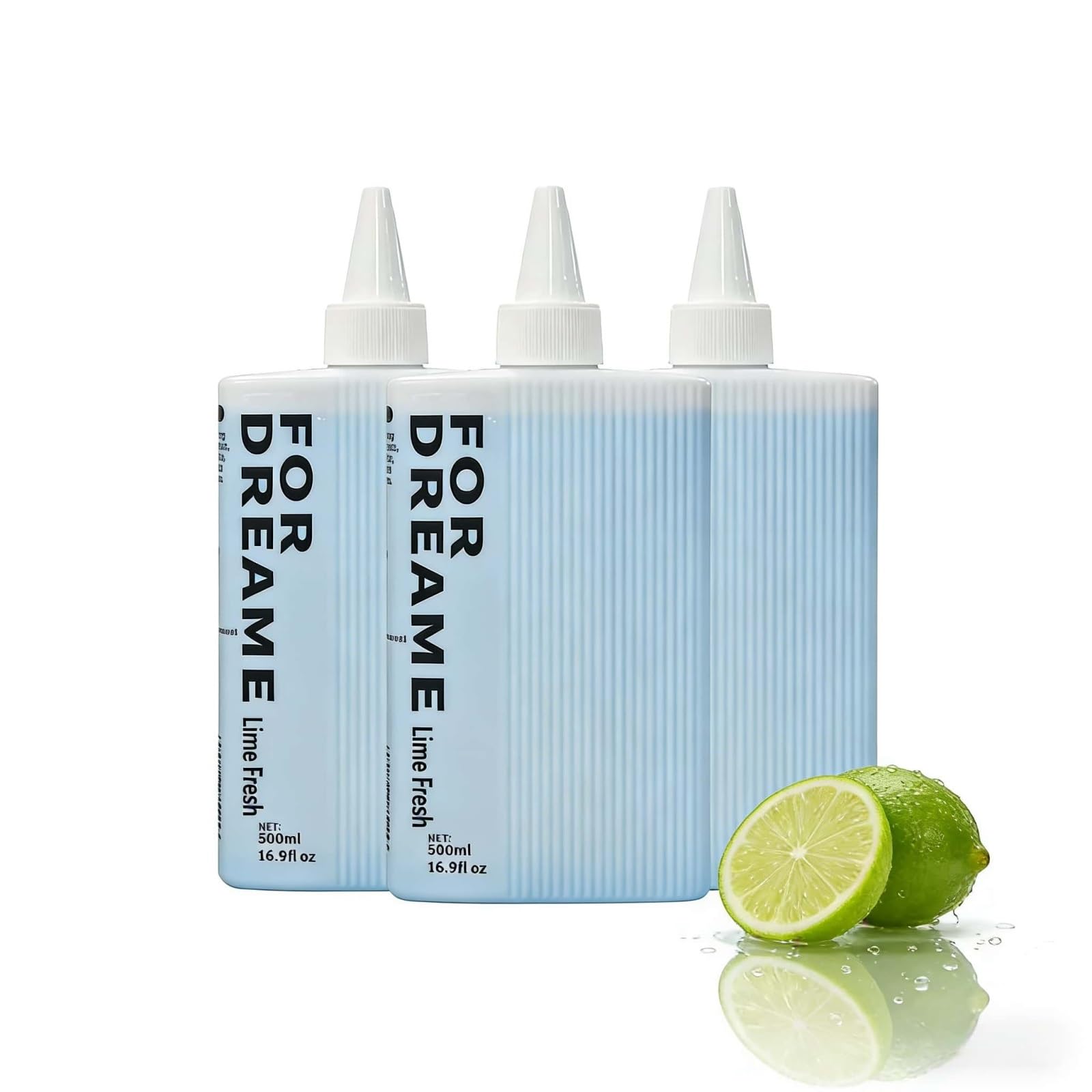 Limpiador de Suelos, Solución Multisuperficies 1:200, 500ml Aroma de Lima X3, Frescura con Fragancia Persistente, Compatible con Dreame Aspiradoras en Seco/Húmedo