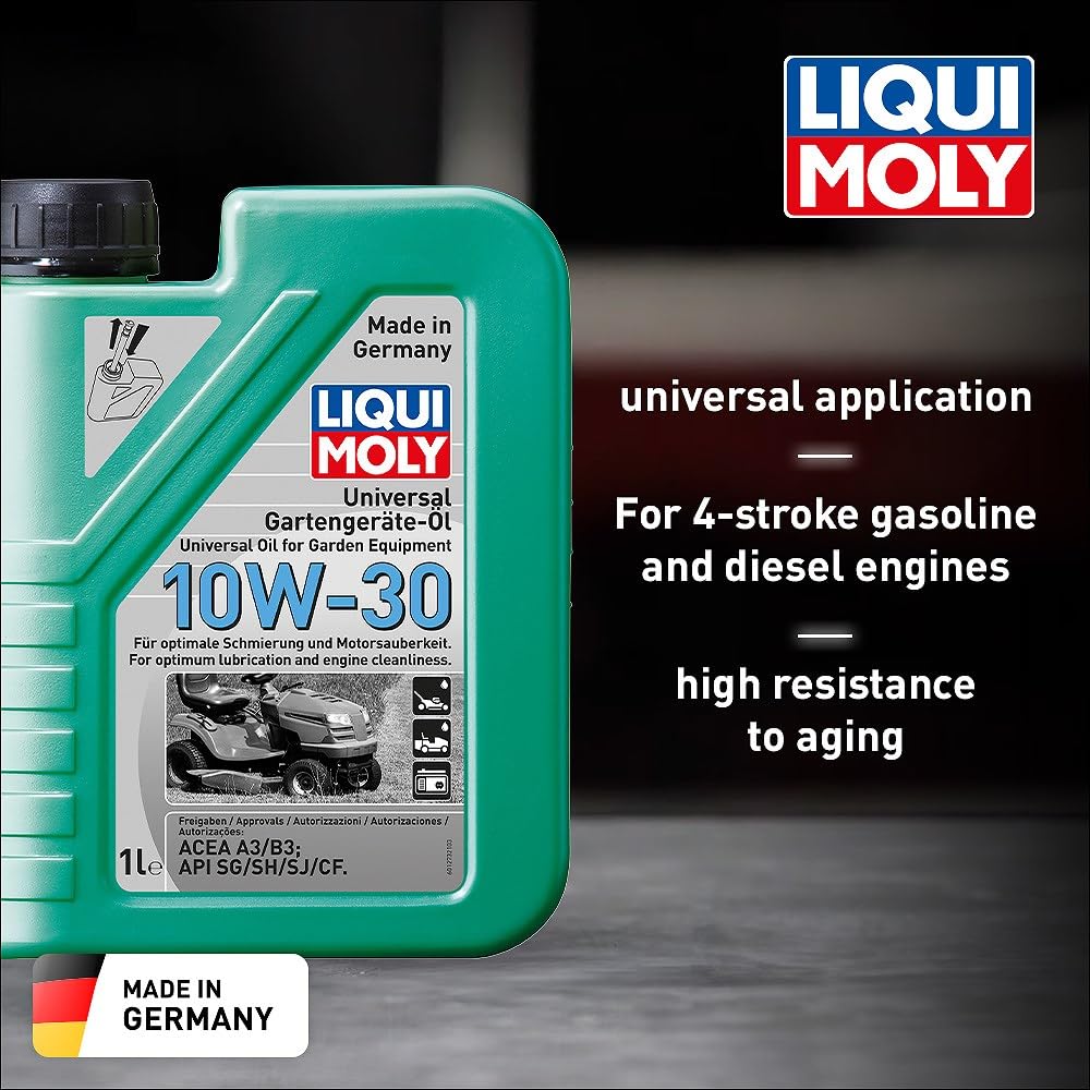2 x Liqui Moly 1273 Universale Giardino Dispositivi per Olio 10 W De 30 De 4 Del 1l