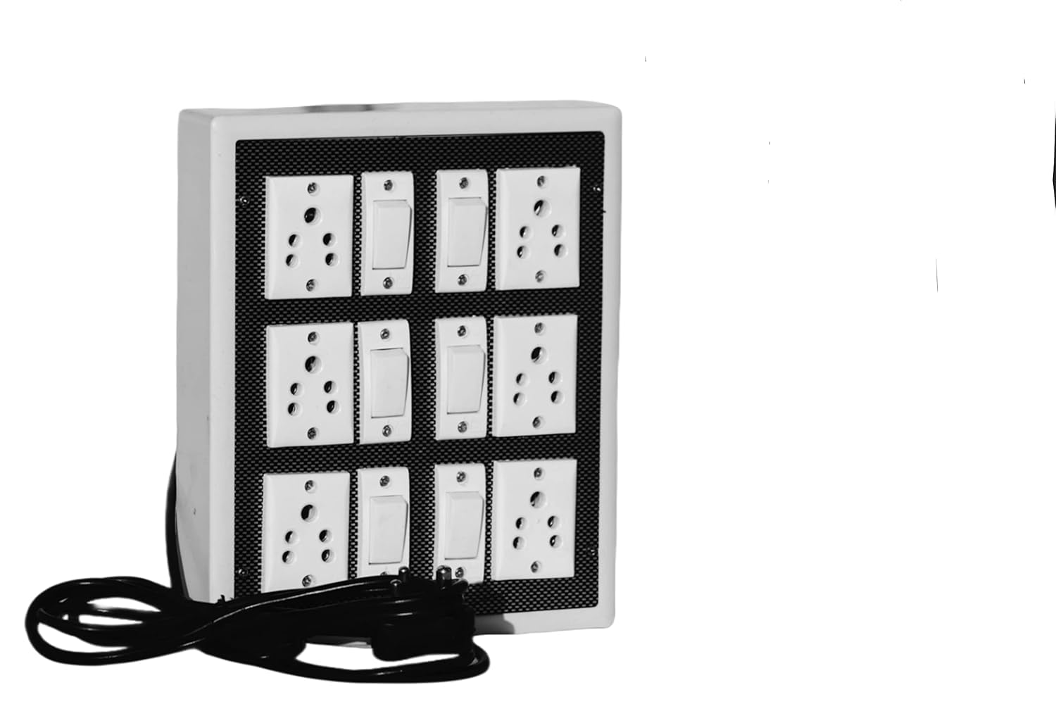 Multi Outlet Electrical Switch Board 6×6 with Heavy Duty Cable for Home & Office (6 Switch, 6 Socket)-image-41